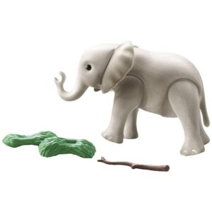 Playmobil 71049 Eléphanteau - Wiltopia - Carte d'animaux à Collectionner - Gamme Wiltopia avec Plus de 80% de matériaux recyclés ou biosourcés en Moyenne - Dès 4 Ans