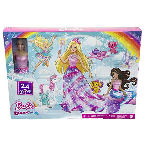 BARBIE Dreamtopia — Calendrier de l’Avent avec poupée et 24 surprises – Image 5