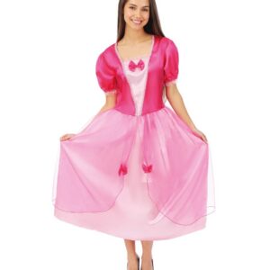 P'TIT CLOWN - Déguisement Princesse Femme - Costume pour Adulte - Parfait pour Carnaval, Cosplay, Halloween, Fêtes Costumées et Évènements à Thème - Rose