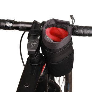 ZEFAL Z Adventure Pouch Bag - Sacoche Guidon Vélo - Sac Velo Extensible Bikepacking - Porte-Bidon Guidon Vélo -Noir, 1.1l