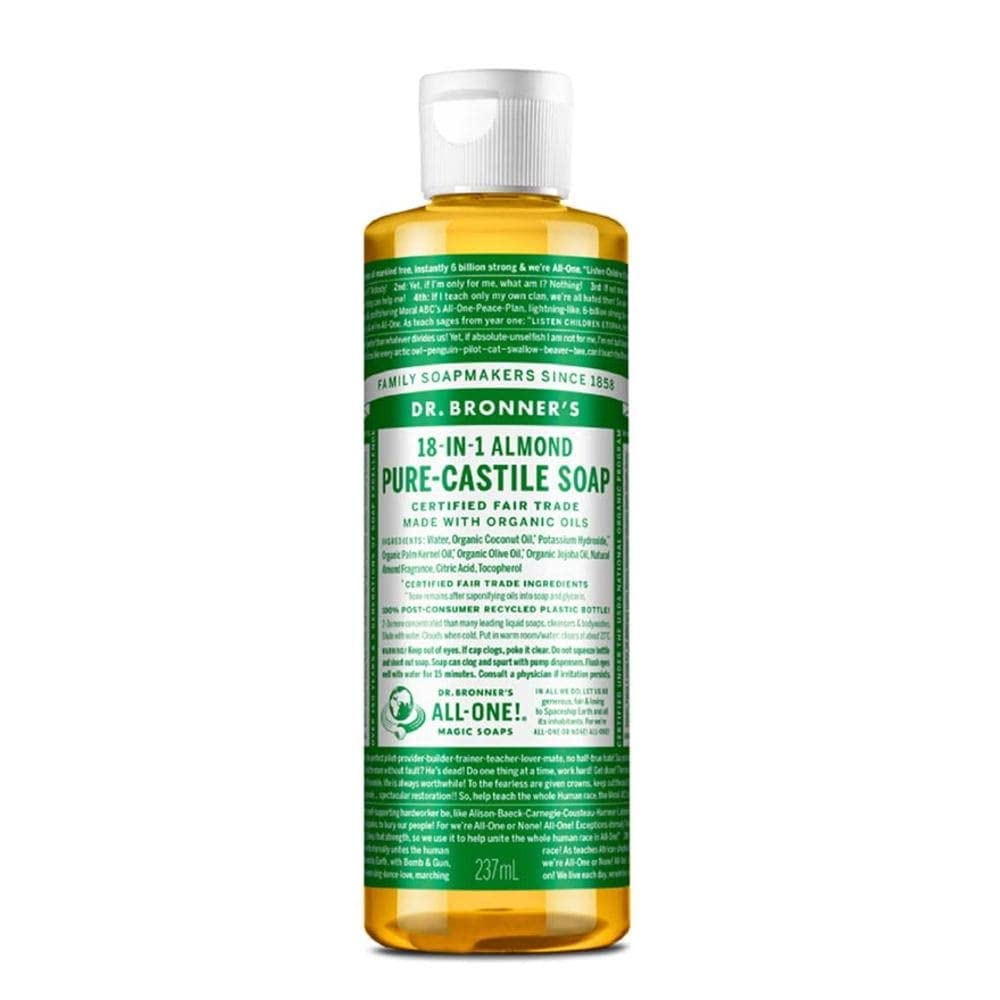 Dr. Bronner's Savon liquide Amande Pure Castille Bio 237 ml