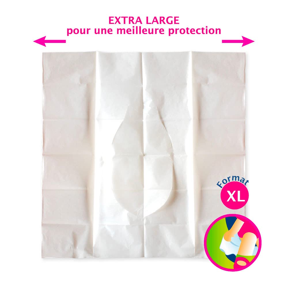 ORGAKIDDY — Protège-cuvette de toilettes jetable XL x10 – Image 2