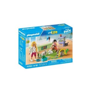 Playmobil | My Life | Famille avec Lapins | Figurines d’Animaux | Jouet pour Enfants à partir de 4 Ans | 71753