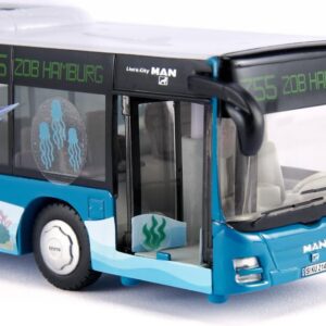 Alternative view of SIKU 3736 — Bus articulé MAN 1:50 turquoise