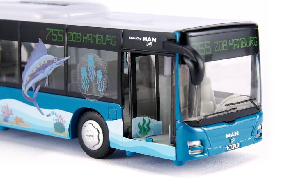 SIKU 3736 — Bus articulé MAN 1:50 turquoise – Image 2
