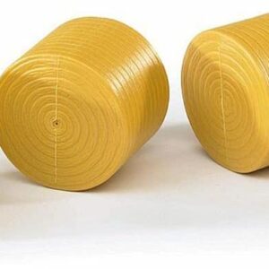 Bruder 02344 - Accessoires 4 balles Rondes - Marron Ocre - 1:16 - Accessoires - Enrouleur de Balle - Presse à balles - Ferme - Agriculture - Moissonneuse-batteuse