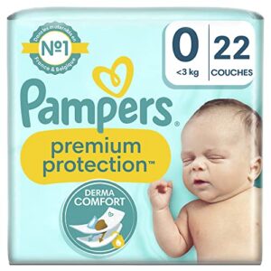 PAMPERS Premium — Couches Bébé Taille 0 x22