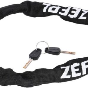 ZEFAL K-Traz - Chaîne Antivol Vélo à Clé - Cadenas Chaîne Vélo/Vélo Électrique/Moto/Trottinette - Mailles en Acier