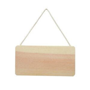 Artemio Plaque en Bois à Suspendre et à Décorer 21 x 1 x 11 cm