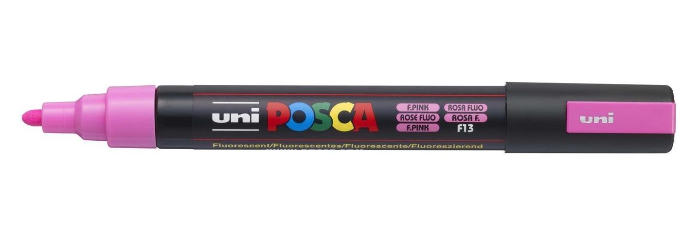 POSCA MARQUEUR ROSE FLUO 2.5MM CONIQUE MOYEN