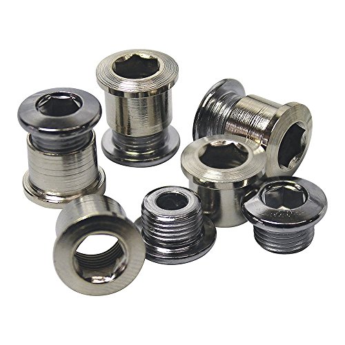 INTRAVIS PEDALIER STRONGLIGHT ROUTE DOUBLE INOX (JEU DE 5) - VIS ET CHEMINEE