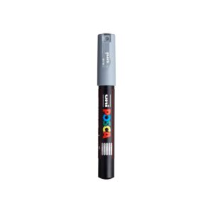 POSCA — Marqueur peinture gris pointe extra fine 1 mm
