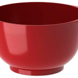 Rosti Margrethe Bol à mélanger 3 litres, Bol incassable, Bol à pâtisserie, Bol à pâte levée avec une bonne poignée, en plastique recyclable, Rouge
