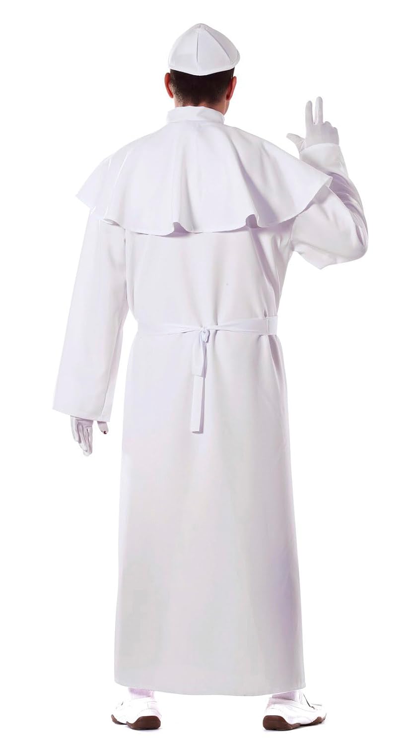 FIESTAS GUIRCA — Costume de Papa Adulte 48-50/M Blanc – Image 2