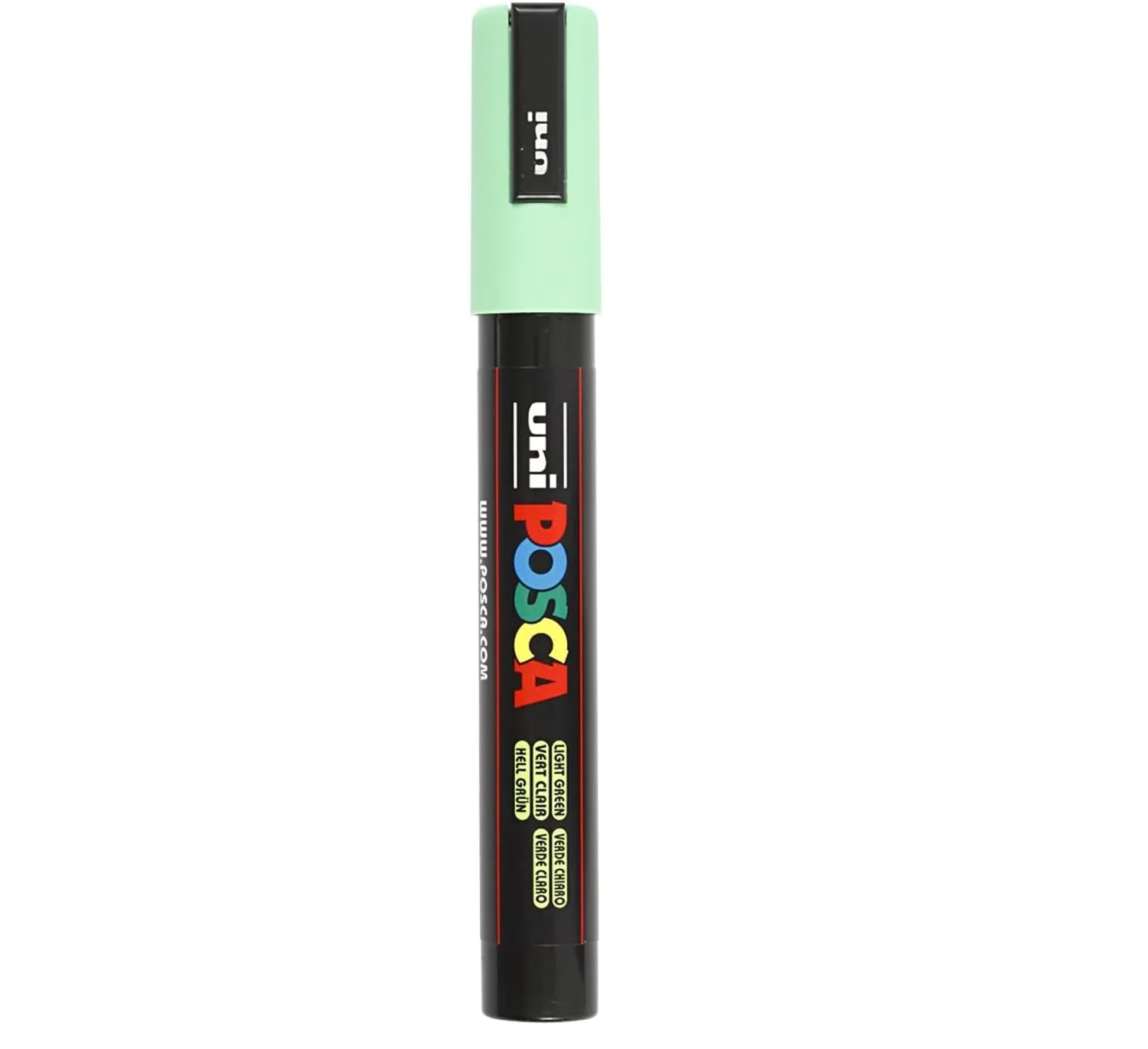 Posca UNIPC5M ClaroUd Acrylic Paint Marker, PC-5M Medium Tip, Light Green (PX152678000), vert clair, 1 unité (lot de 1) – Image 2