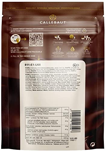 Callebaut, lait, noir et blanc pépites de chocolat (3 x 1kg Bundle) – Image 3