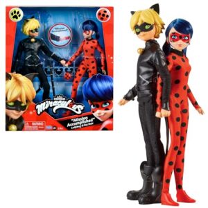 MIR Pack de 2 poupées 26 cm - Ladybug & Chat Noir