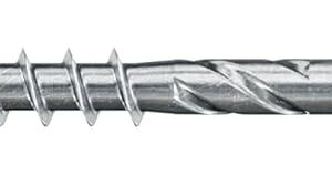 Fischer - Vis bois zinguées blanc - 200 Vis Power-Fast FPF-II-CTP Ø4 x 35 mm, tête fraisée TX, filetage partiel - Fischer