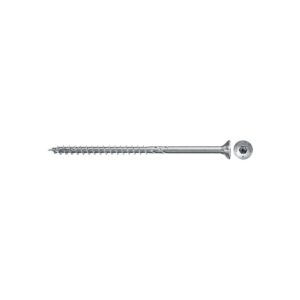 Fischer - Vis bois zinguées blanc - 200 Vis Power-Fast FPF-II-CTP Ø4 x 35 mm, tête fraisée TX, filetage partiel - Fischer