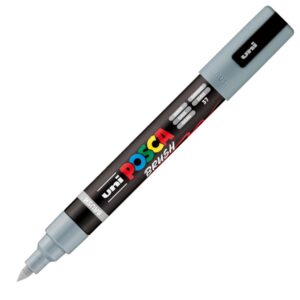 POSCA PC5BR — Marqueur pinceau moyen gris