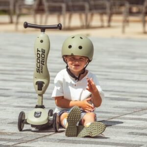 Alternative view of SCOOTANDRIDE — Casque enfant Olive XXS-S 1-5 ans