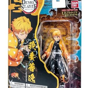 Bandai - Ultimate Legends HD - Figurine d'action Demon Slayer 12 cm - Zenitsu Agatsuma - Licence Officielle Demon Slayer - Figurine articulée Zenitsu - Jouet Enfant 4 Ans et + - VE88962
