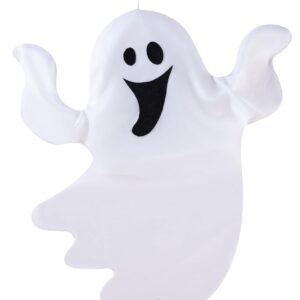 P'tit Clown - Petit Fantôme à Suspendre - Accessoire Amusant pour Décoration Halloween et Création d'une Ambiance Effrayante (Petit fantôme à Suspendre, 50 cm)