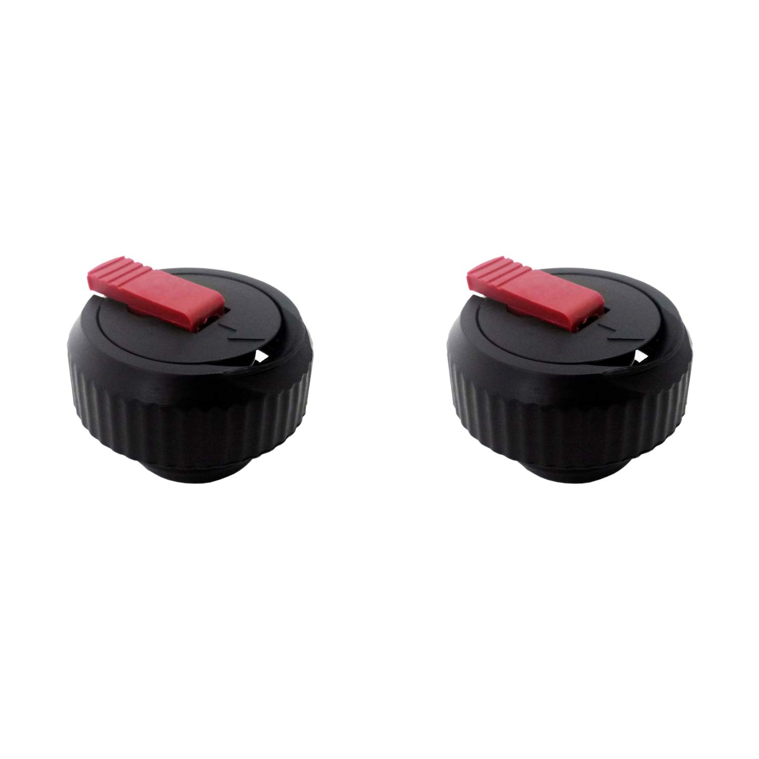 EMSA 9618041600 Bouchon de rechange pour bouteille isotherme Senator 0,35-1,0 l, noir (lot de 2)