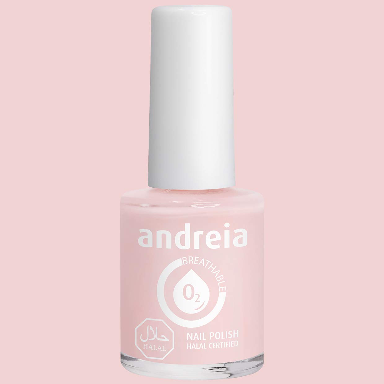 ANDREIA — Vernis à ongles respirant halal B19 rose pâle – Image 2