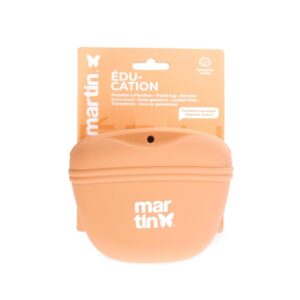 Pochette à friandises en Silicone pour Chien - Fermeture aimantée, Pince d’Attache, Rangement friandises ou Sacs à déjection - Éducation Canine, Promenade - 4 Coloris (Jaune)