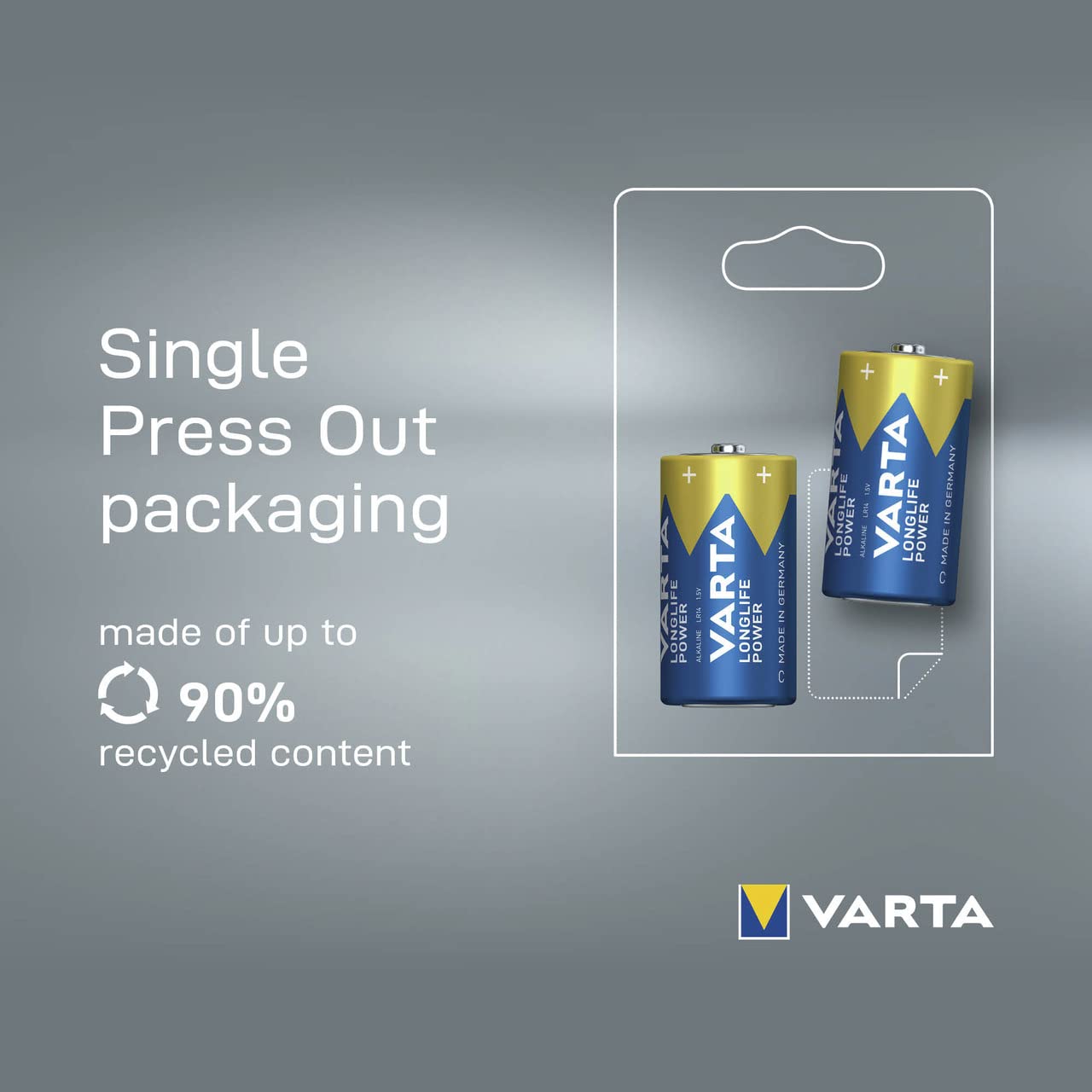 VARTA Longlife Power — Piles C LR14 Alcalines x2 – Image 3