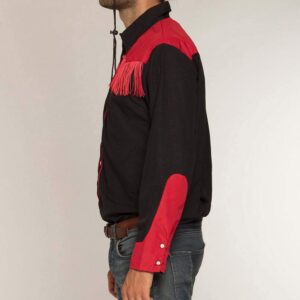 Alternative view of BOLAND — Chemise western noir/rouge XL