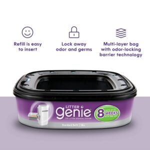 Alternative view of Litter Genie Recharge (Lot de 2), Blanc