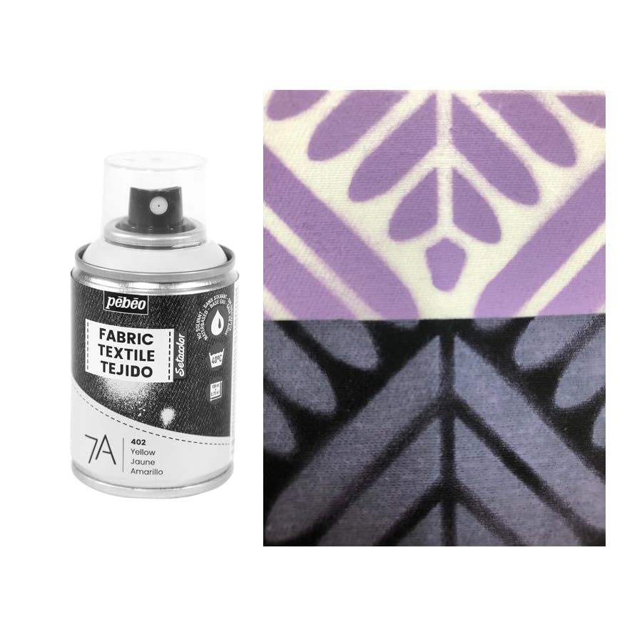 PÉBÉO 7A Spray — Peinture textile violet pastel 100 ml – Image 2