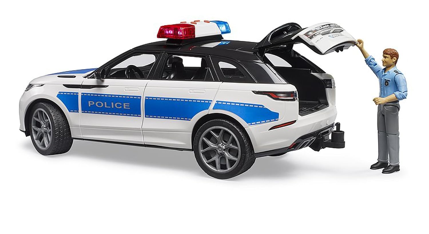 BRUDER Range Rover Velar — Véhicule de police avec policier – Image 3