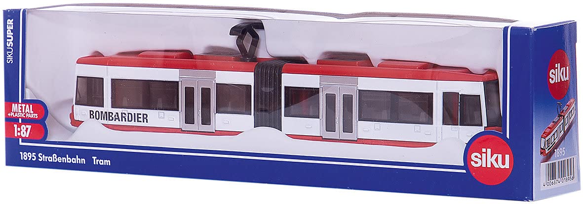 SIKU 1895 — Tram miniature 1:87 Rouge/Blanc – Image 3
