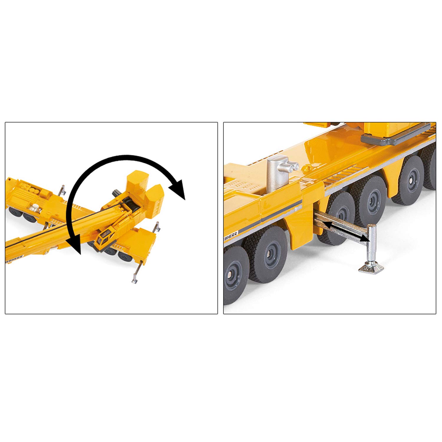 SIKU 1886 — Grue mobile Liebherr 1:87 jaune – Image 2