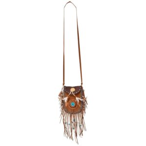 Alternative view of WIDMANN — Sac à bandoulière style cuir indien brun