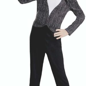 Disney - L'Étrange Noel de Monsieur Jack - Licence Officiel - Déguisement Jack Skellington + Masque Jack Skellington - Taille S - Cadeau Magique - Costume Haloween Pour Enfant - Dès 3 ans