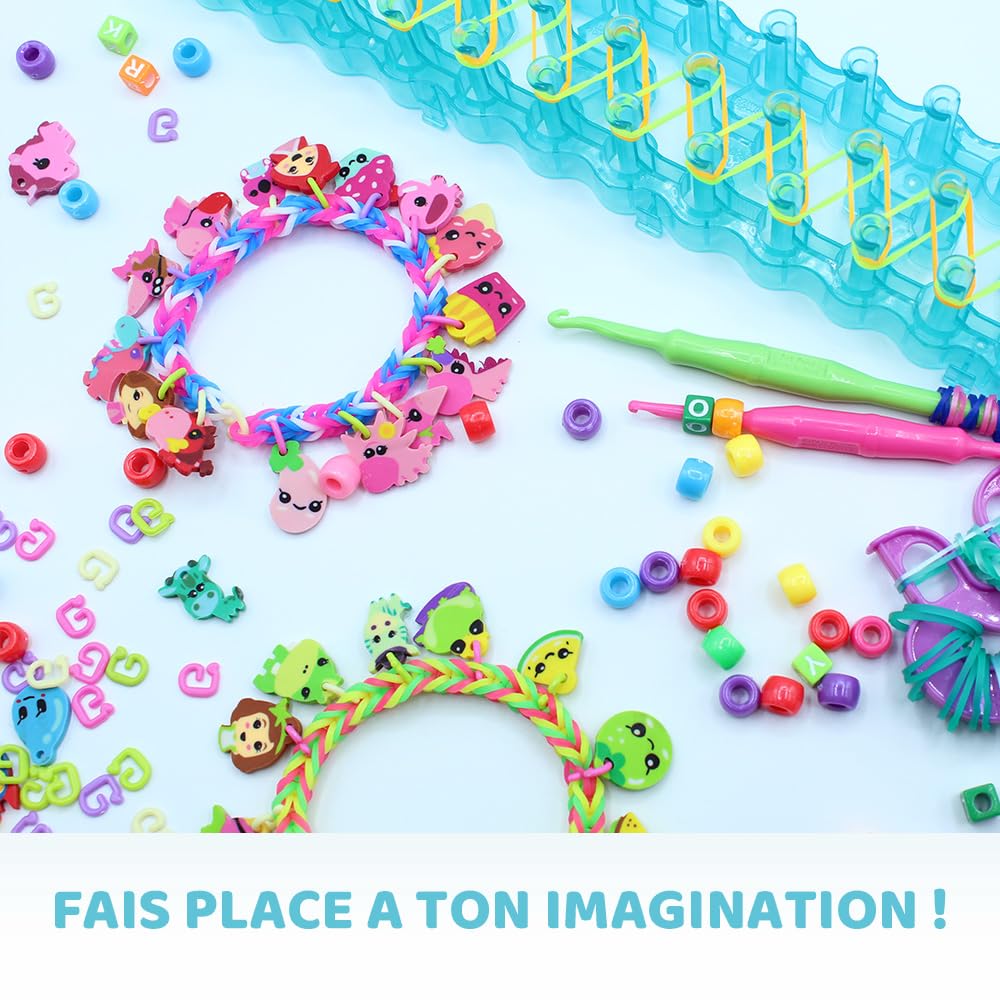 BANDAI Rainbow Loom Mega Combo Set — Coffret bracelets 5600 élastiques – Image 2