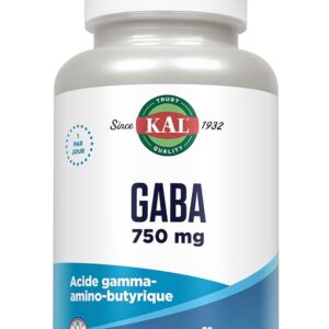 KAL — Complément alimentaire GABA 750 mg, 90 comprimés