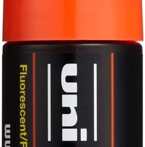 Uni-Ball Posca - Lot de 6 marqueurs pointe large biseautee orange fluo Uni-Ball Posca