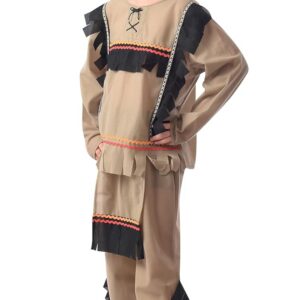 P'tit Clown - 23764 - Costume indien - enfant - beige - 3/4 ans