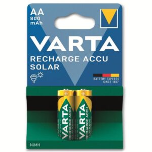 VARTA Recharge Accu Solar — Piles rechargeables AA 800 mAh x2
