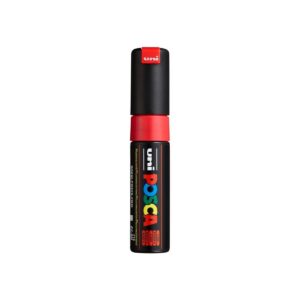 POSCA PC-8K — Marqueur pointe large biseautée rouge fluo