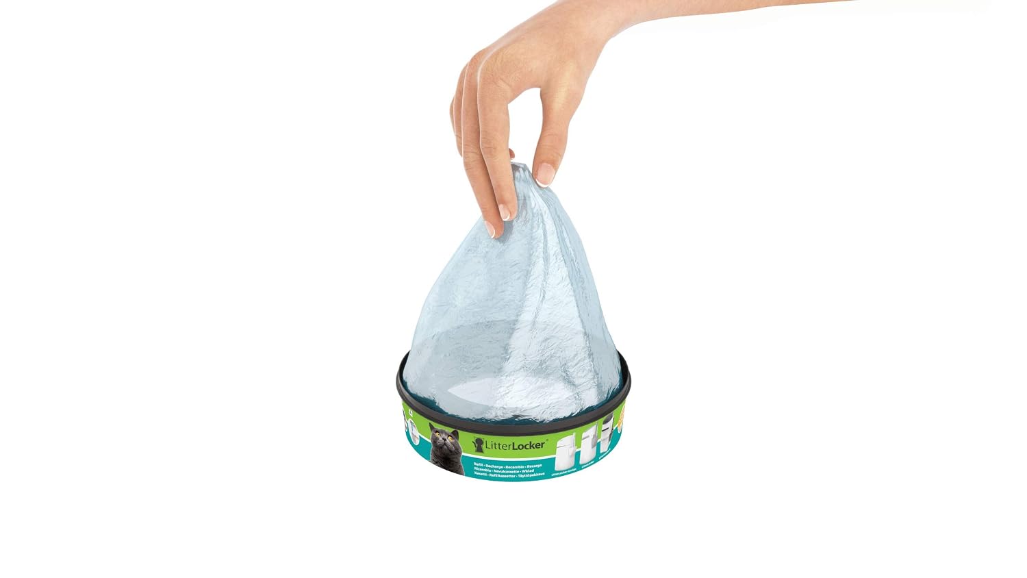LITTERLOCKER — Lot de 3 Recharges Rondes pour Poubelle II – Image 2