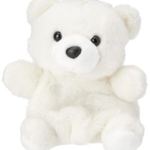 Aurora, 61355, Palm Pals Snowy Ours Polaire, 10 cm, Peluche, Blanc
