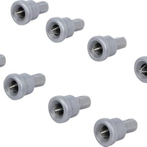 BGS Diy 50408 | Jeu d’embouts avec butée de profondeur | pour plaques de carton-plâtre | hexagone mâle 6,3 mm (1/4") | cruciforme PH2 | 10 pièces