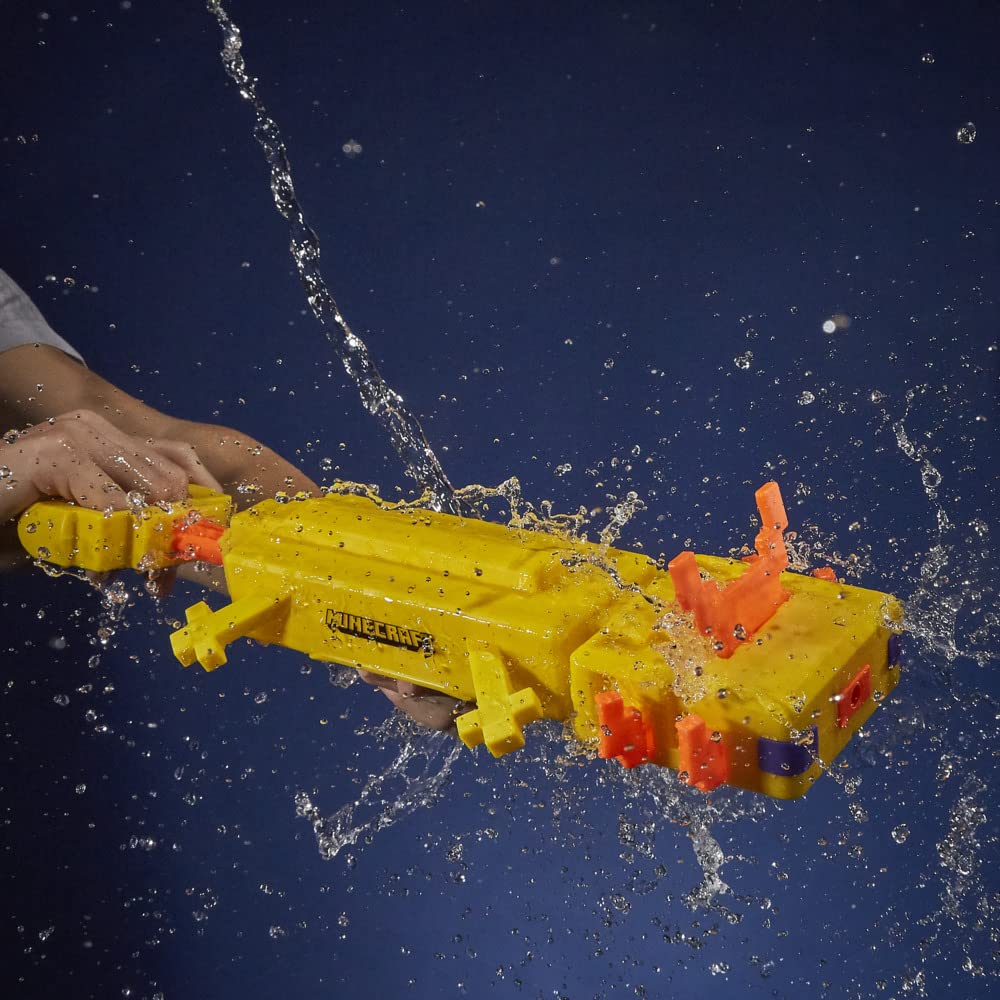 NERF Super Soaker Minecraft — Blaster à Eau Axolotl – Image 6