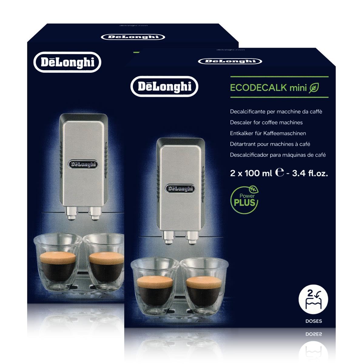 DeLonghi Détartrant pour machines à café ECODECALK mini 2 x 100ml ( lot de 2 )